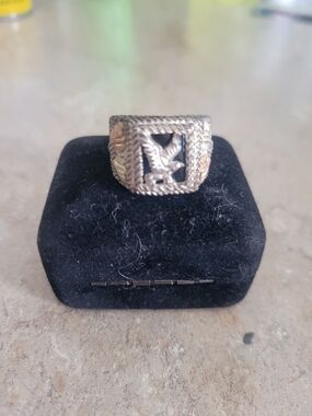 Men's Black Hills Silver Eagle  Ring